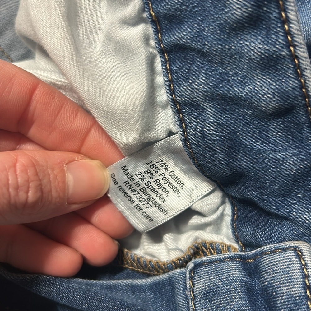 NINE WEST Bermuda Jean Shorts - Picture 3 of 8